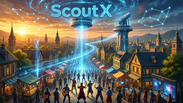 ScoutX surfacing pre-breakout talent signal from emerging creators across the town